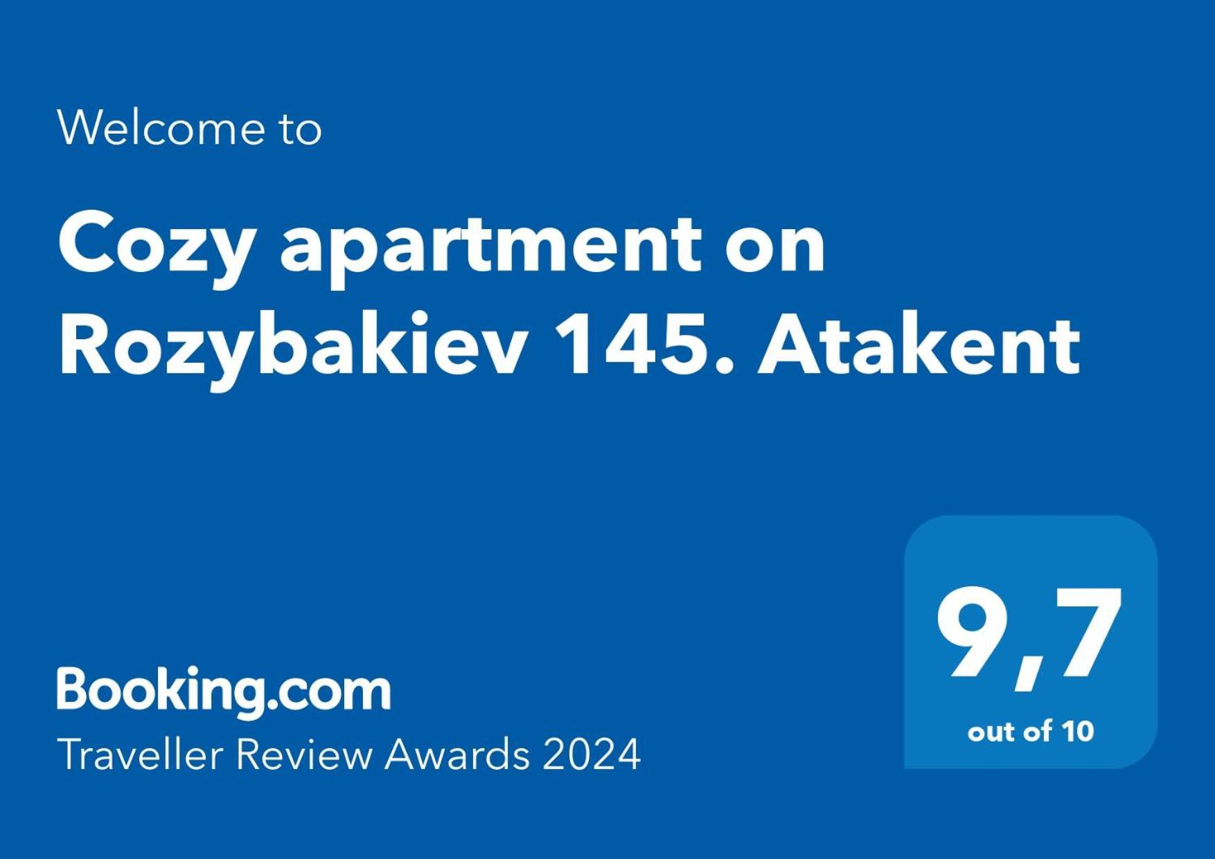 Cozy Apartment On Rozybakiev 145. Atakent Almaty Luaran gambar